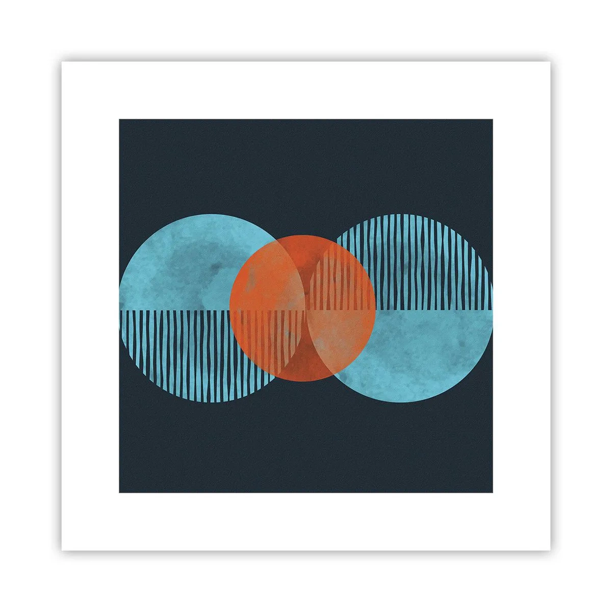 Plagát - Symetrická kompozícia - 30x30 cm