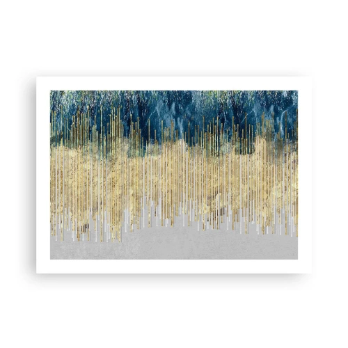 Plagát - Pozlátená hranica - 70x50 cm