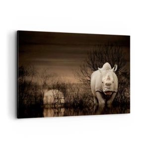 Obraz na plátne - Biely proti prírode - 120x80 cm