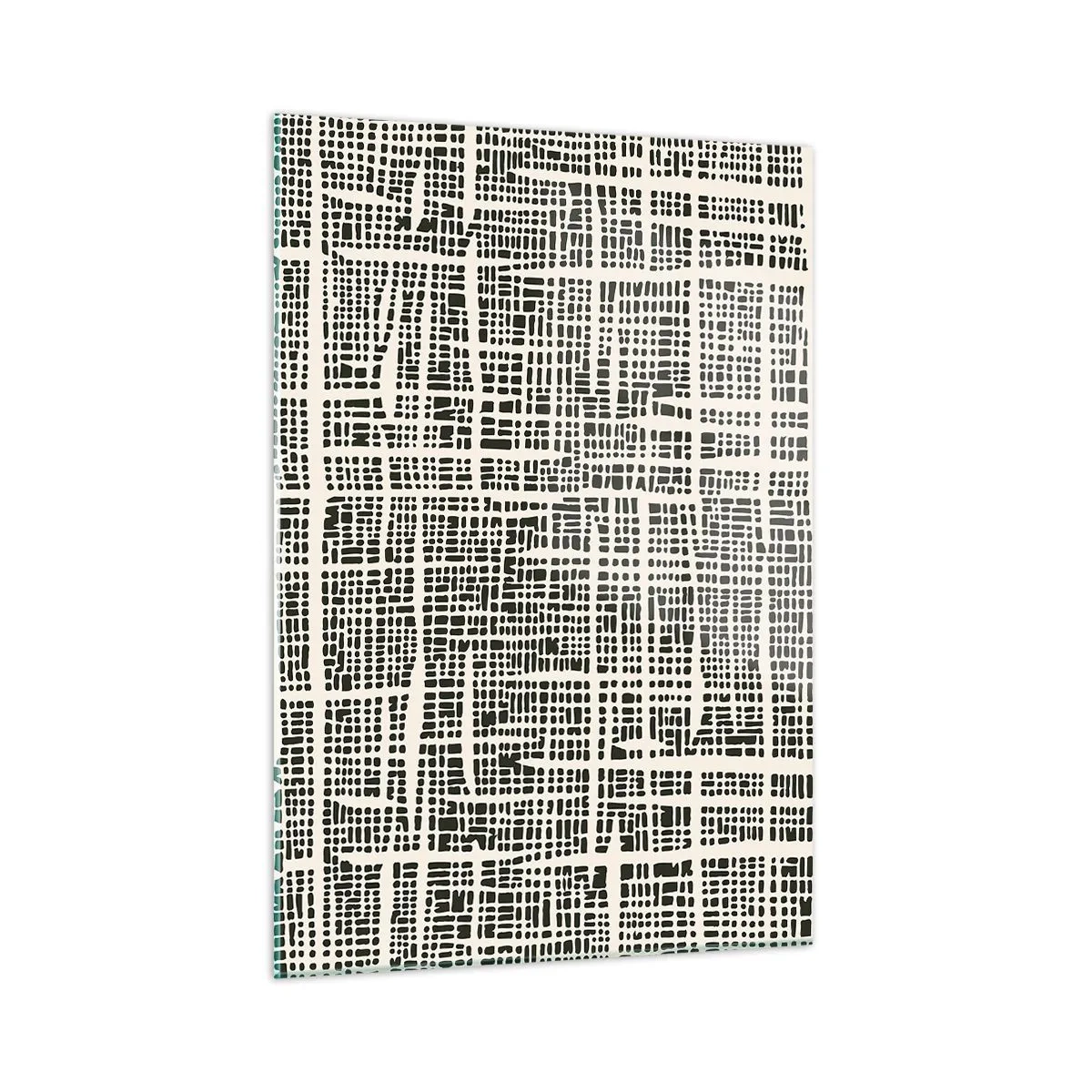 Obraz na skle - Tkaná kompozícia - 50x70 cm