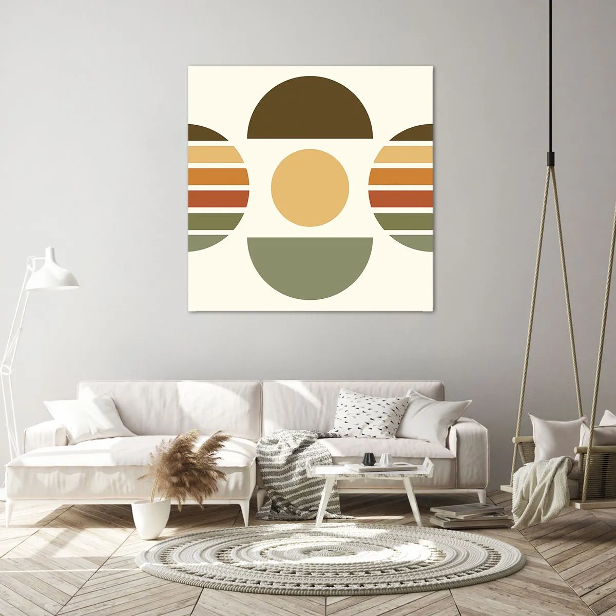 Obraz na plátne - Vo farbách zeme - 70x70 cm