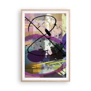 Plagát v ráme zo svetlého duba - Možno priamo alebo okolo - 61x91 cm