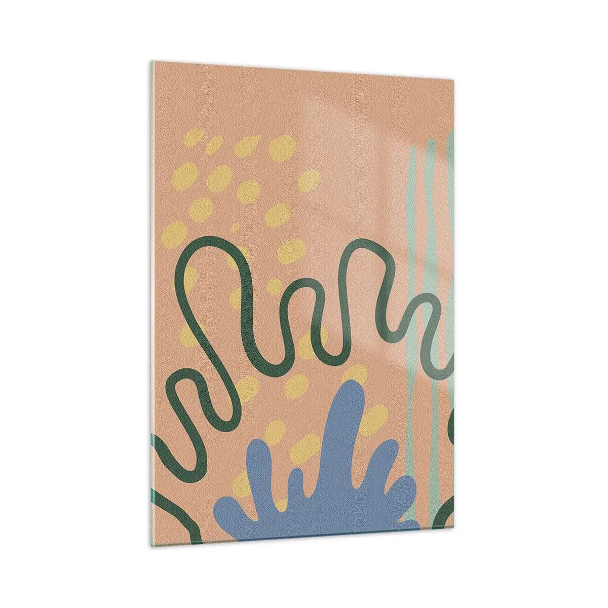 Obraz na skle - Abstrakcia: rozmanitosť prírody - 50x70 cm