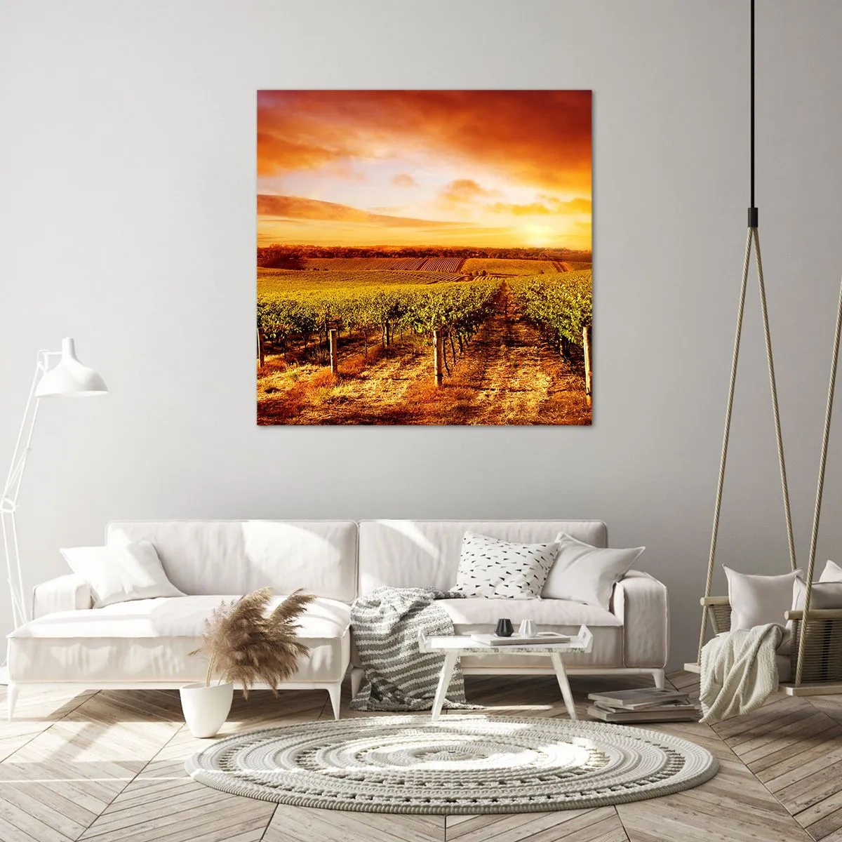 Obraz na plátne - Jemne ovocné s nádychom slnka - 60x60 cm