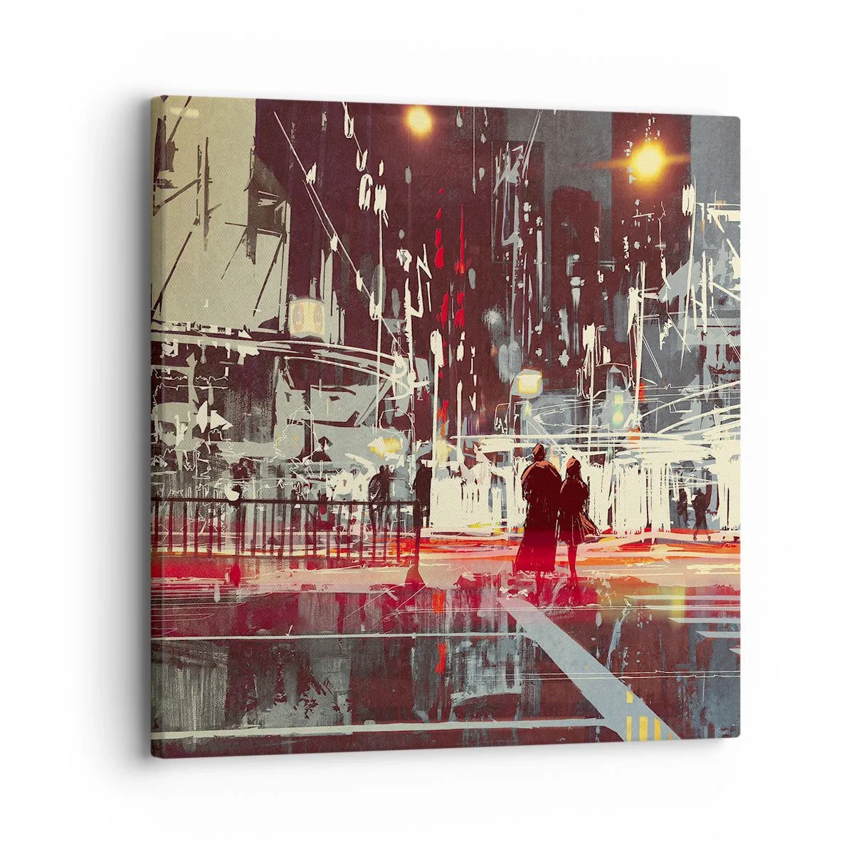 Obraz na plátne - Veľkomestská doprava - 30x30 cm