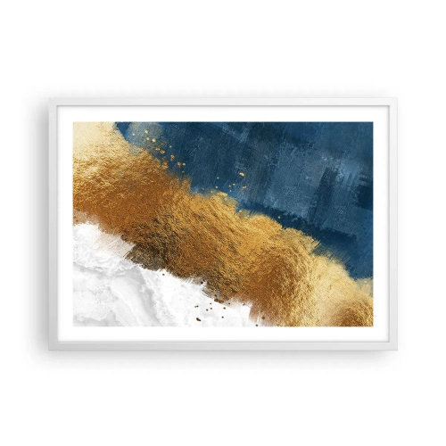 Plagát v bielom ráme - Farby leta - 70x50 cm