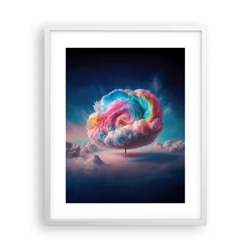 Plagát v bielom ráme - Sen o zábavnom parku - 40x50 cm