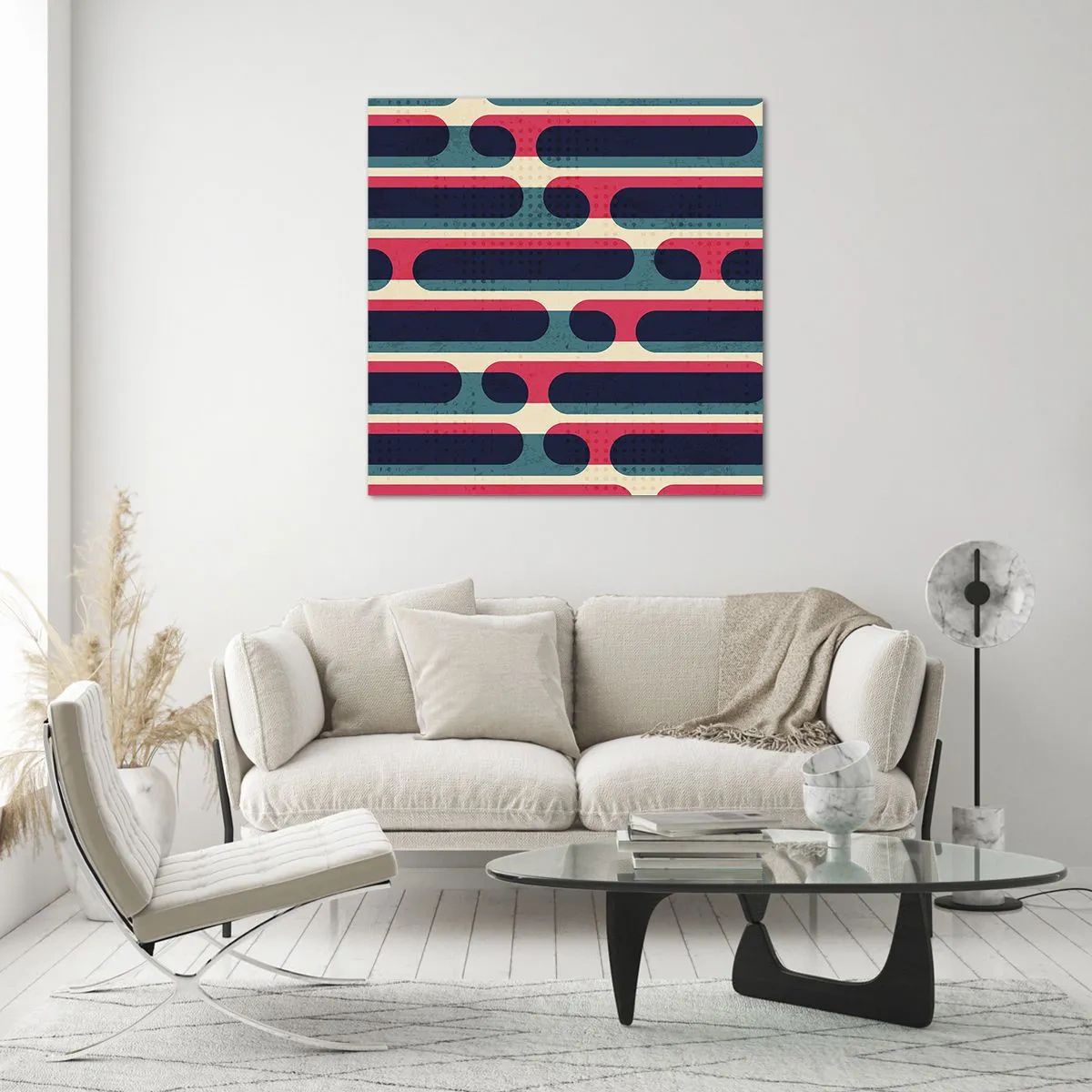 Obraz na skle - Dovnútra a dopredu - 60x60 cm