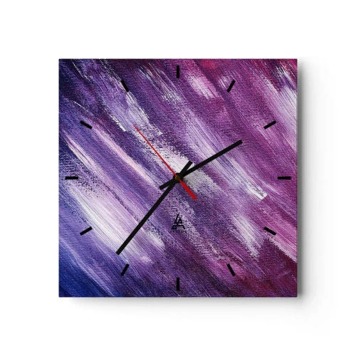 Nástenné hodiny - Keď fúka slnečný vietor - 30x30 cm