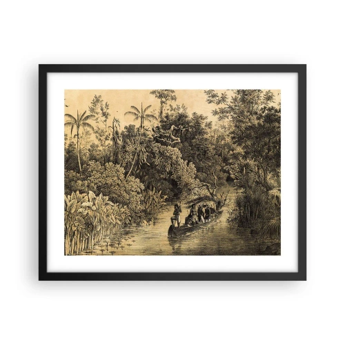 Plagát v čiernom ráme - Výlet k zdroju - 50x40 cm