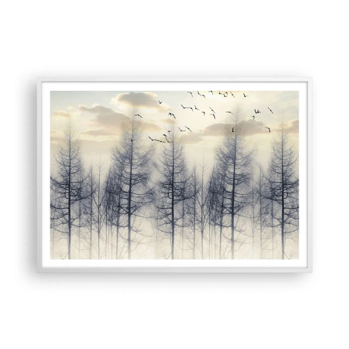 Plagát v bielom ráme - Duchovia lesa - 100x70 cm