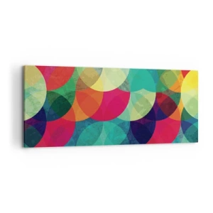Obraz na plátne - Vstúpiť do dúhy - 120x50 cm