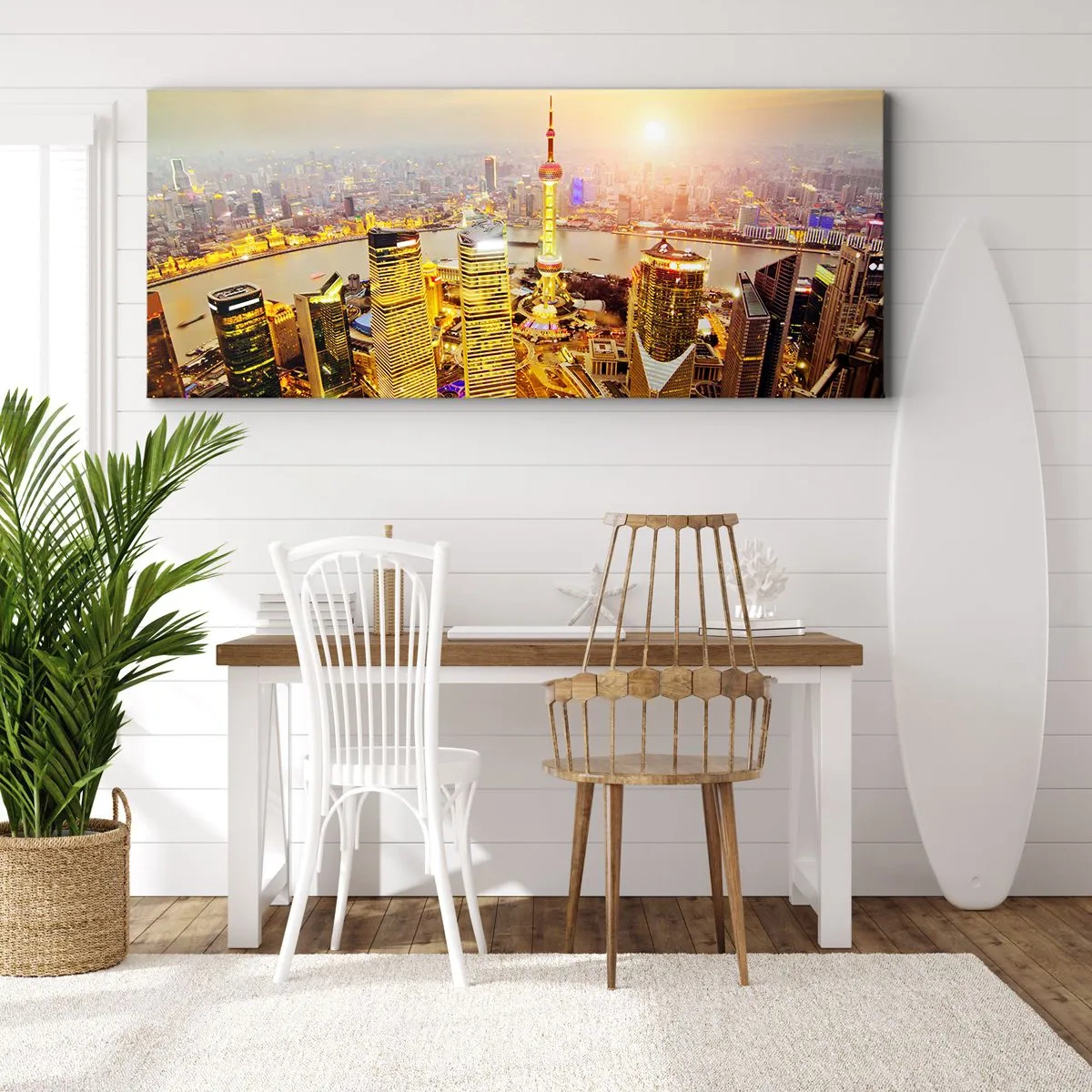 Obraz na plátne - Ázijský sen - 100x40 cm