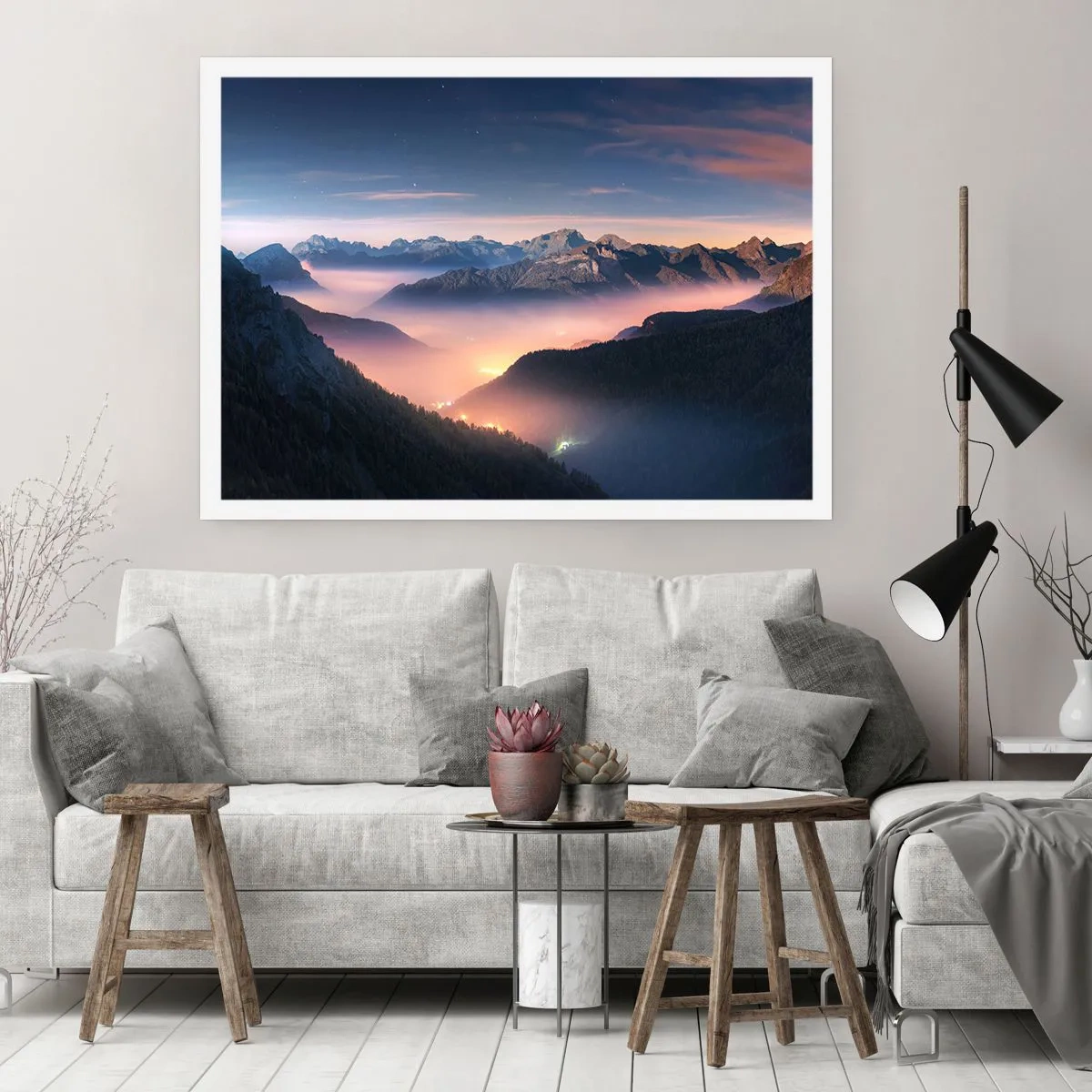 Plagát - Svetlo v údoliach - 100x70 cm