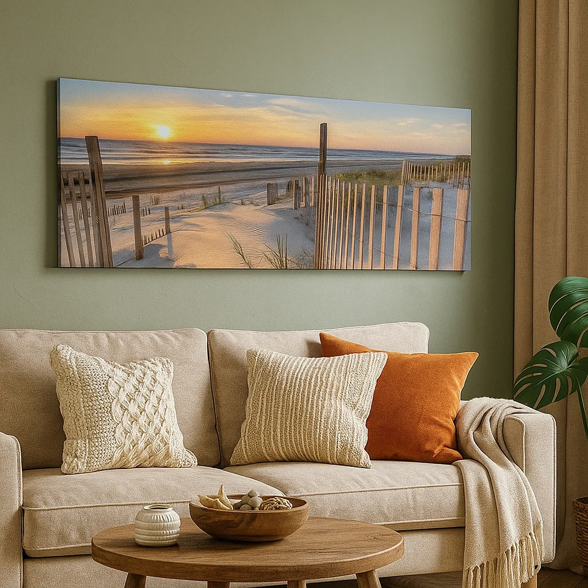 Obraz na plátne - Odlesk a tieň vetra - 30x30 cm