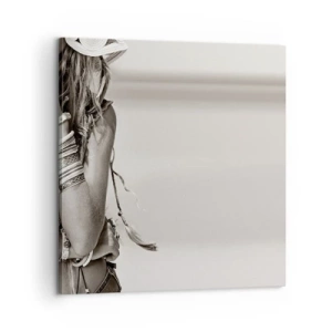 Obraz na plátne - Ako dievča - 60x60 cm