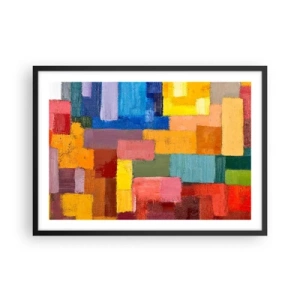Plagát v čiernom ráme - Každý iný, všetky farebné - 70x50 cm