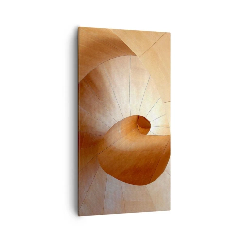 Obraz na plátne - Architektonická serpentína - 55x100 cm