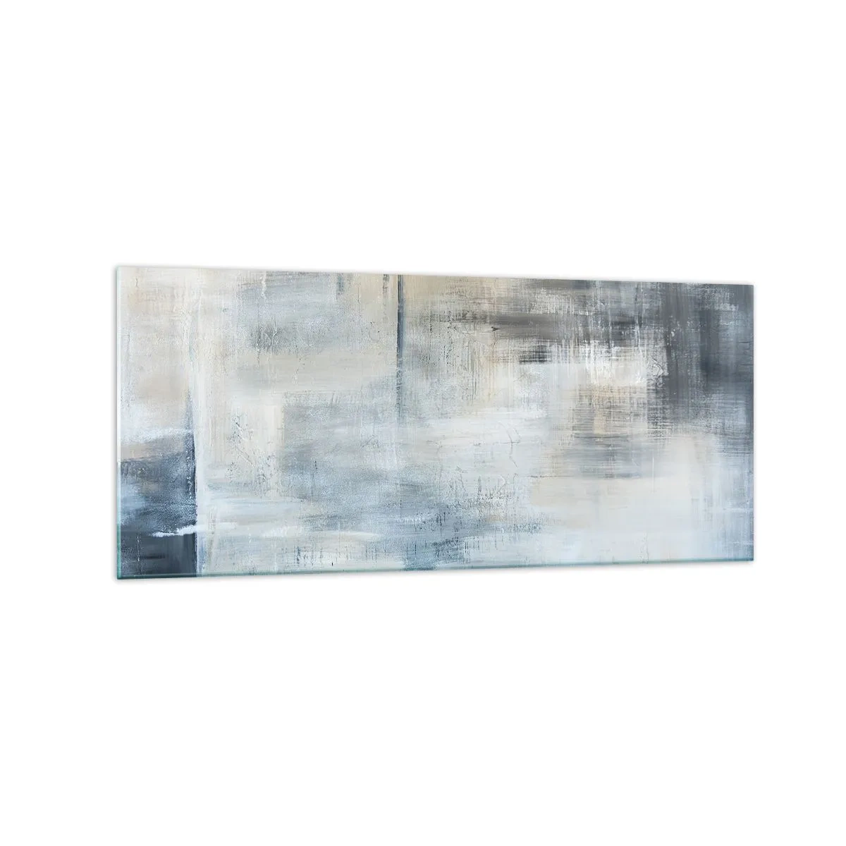 Obraz na skle - Za závojom modrej - 120x50 cm