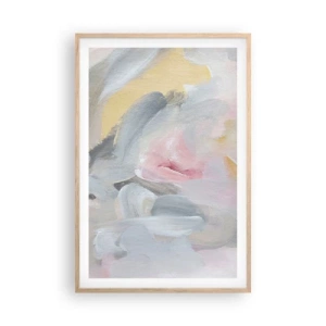 Plagát v ráme zo svetlého duba - V pastelovom svete - 61x91 cm
