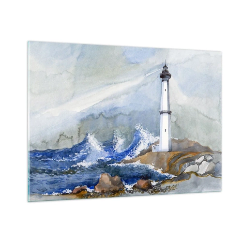 Obraz na skle - Proti tme a hromobitiu - 100x70 cm
