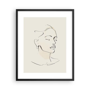 Plagát v čiernom ráme - Výrazným ťahom - 40x50 cm