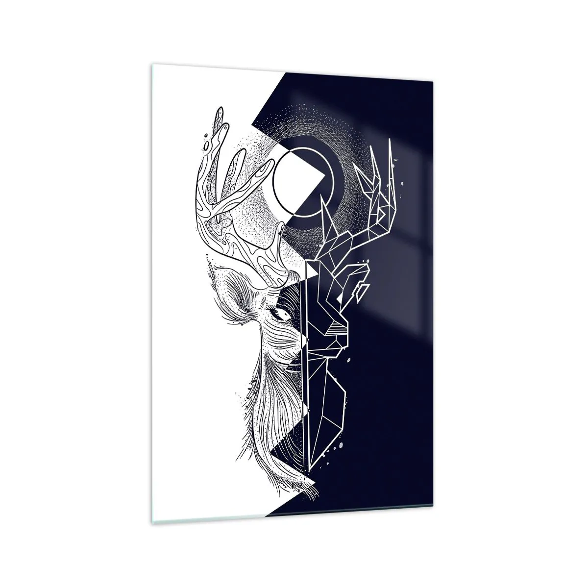 Obraz na skle - Boj a jednota opakov - 70x100 cm