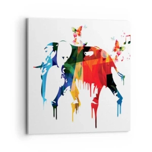 Obraz na plátne - Tancovať môže každý - 70x70 cm