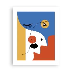 Plagát - Zdeformovaný portrét - 40x50 cm