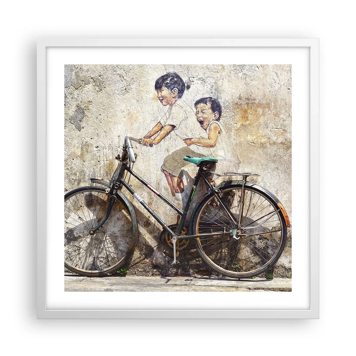 Plagát v bielom ráme - Pravda alebo klam? - 50x50 cm