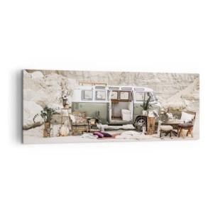 Obraz na plátne - Cesta práve začína - 140x50 cm