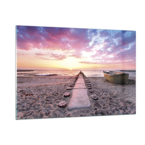Obraz na skle - Okamih hlbokého zážitku - 120x80 cm