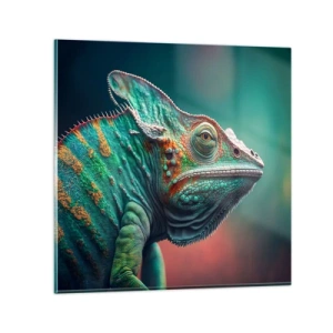 Obraz na skle - Vidíš ma? To nie je dobre… - 70x70 cm