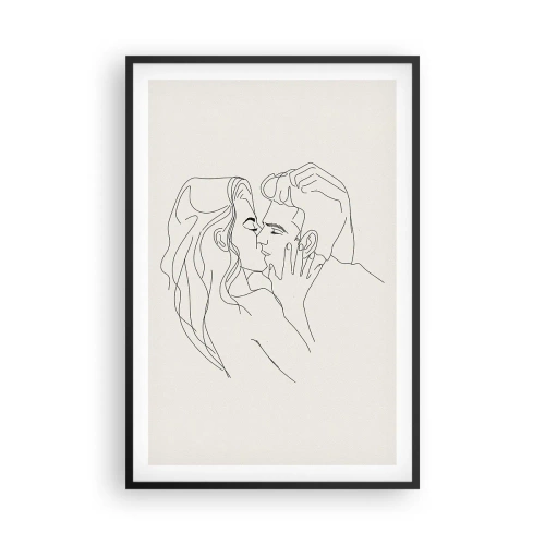 Plagát v čiernom ráme - Zamotaní citom - 61x91 cm