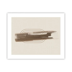 Plagát - Závan šedej - 50x40 cm