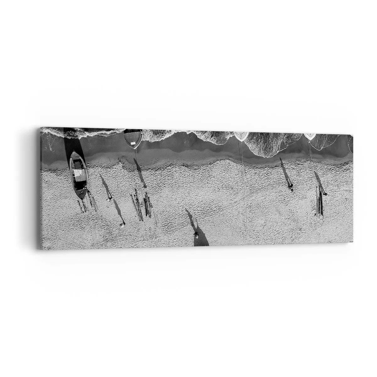 Obraz na plátne - Ešte na brehu… - 90x30 cm