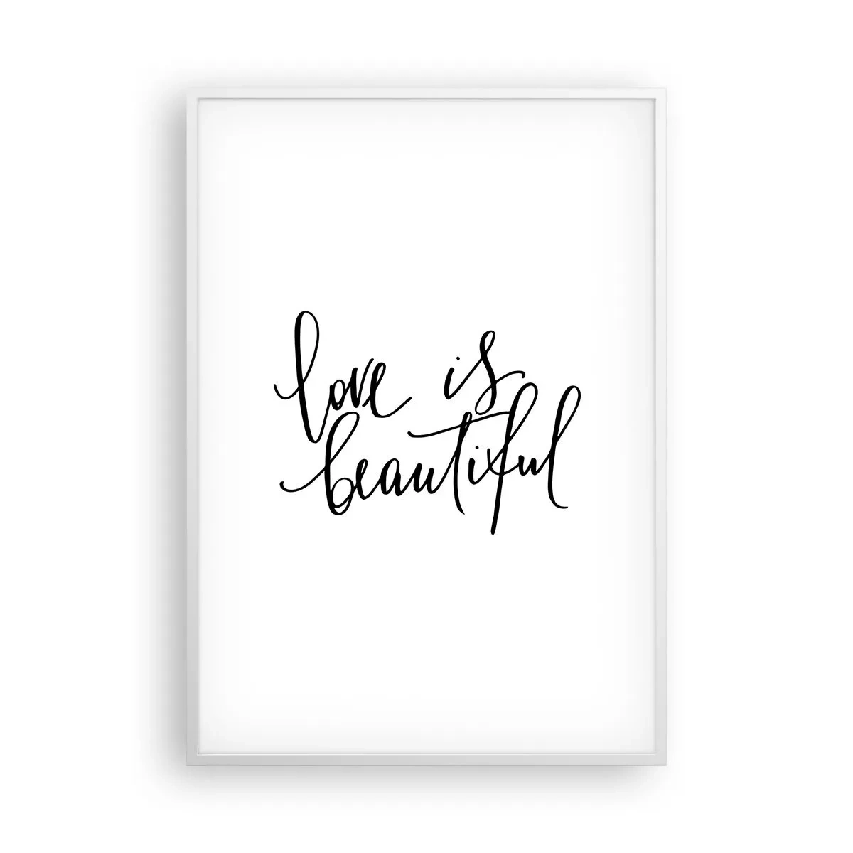 Plagát v bielom ráme - Prečítaj a zopakuj - 70x100 cm