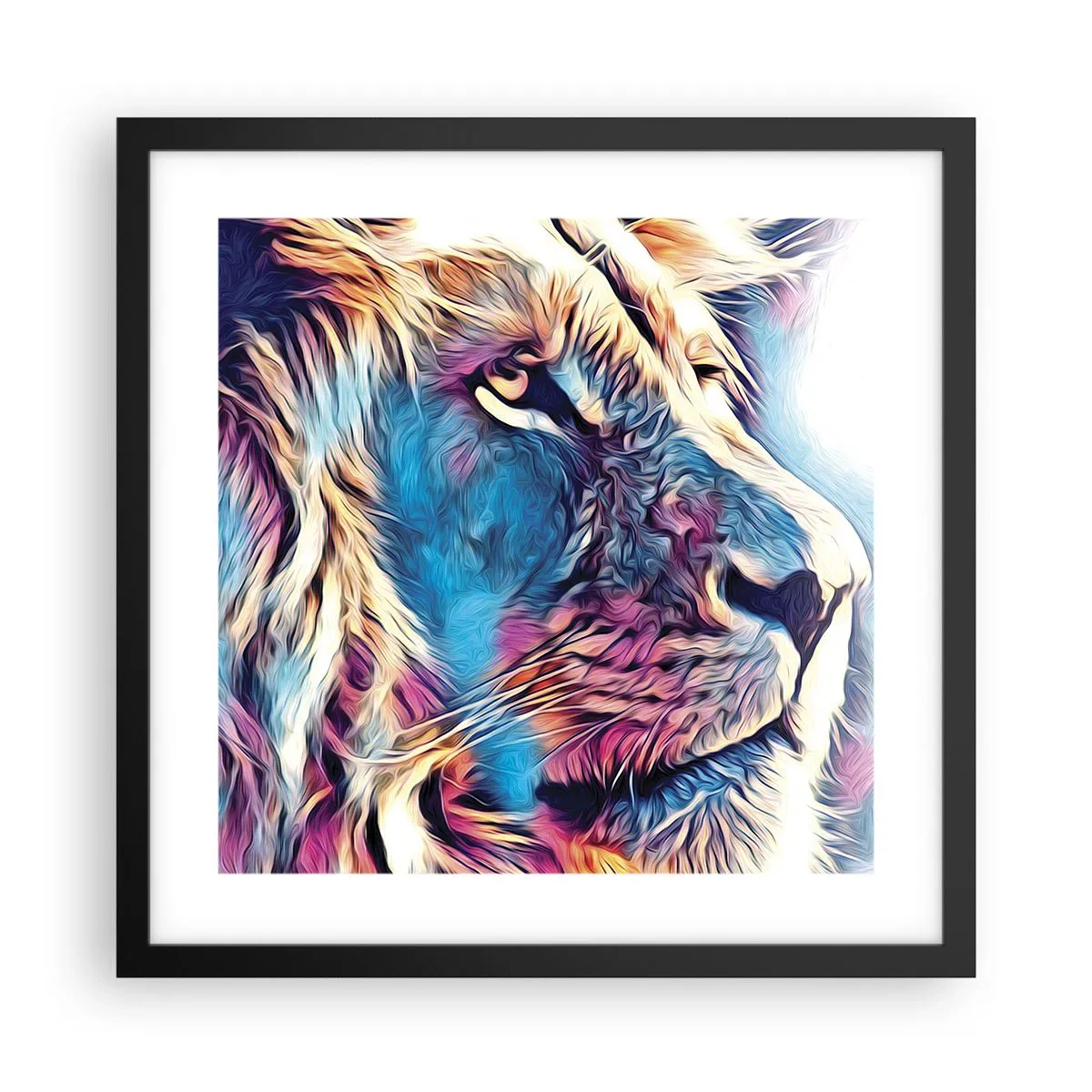 Plagát v čiernom ráme - Múdrosť prírody - 40x40 cm