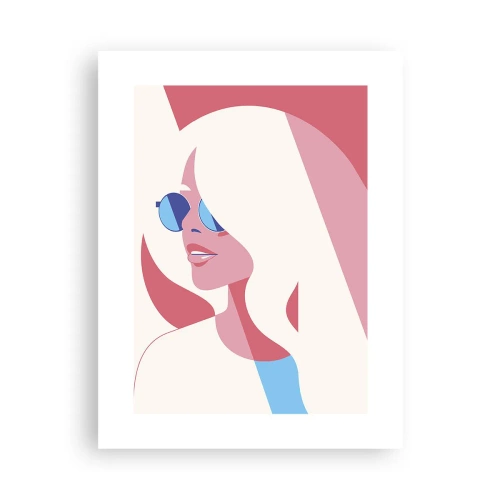Plagát - Bola to blondína… - 30x40 cm