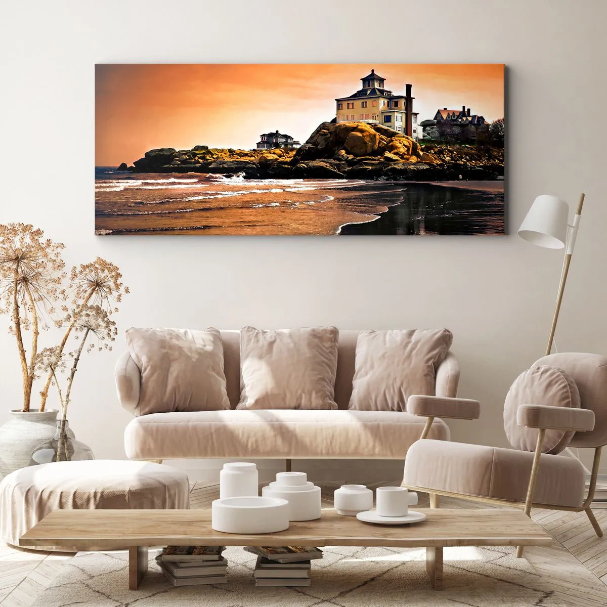 Obraz na plátne - Elegancia západného pobrežia - 140x50 cm