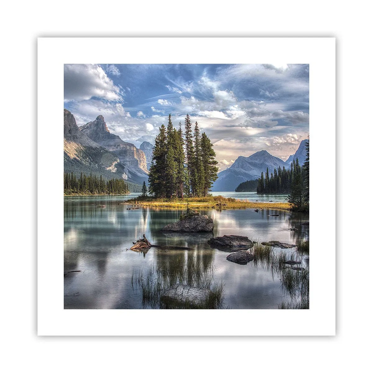 Plagát - Pri veľkej a čistej vode… - 40x40 cm