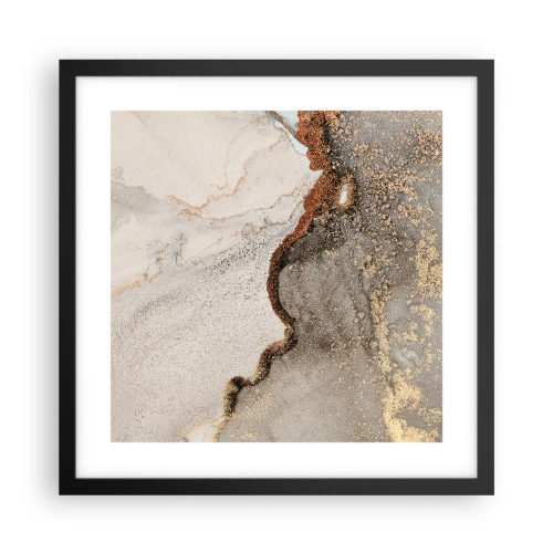 Plagát v čiernom ráme - Na hranici farieb - 40x40 cm