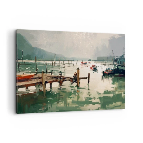 Obraz na plátne - Zaliate roztaveným mesiacom - 100x70 cm