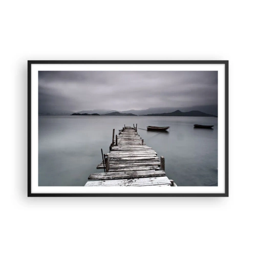 Plagát v čiernom ráme - Zajtra môžeš vyraziť - 91x61 cm