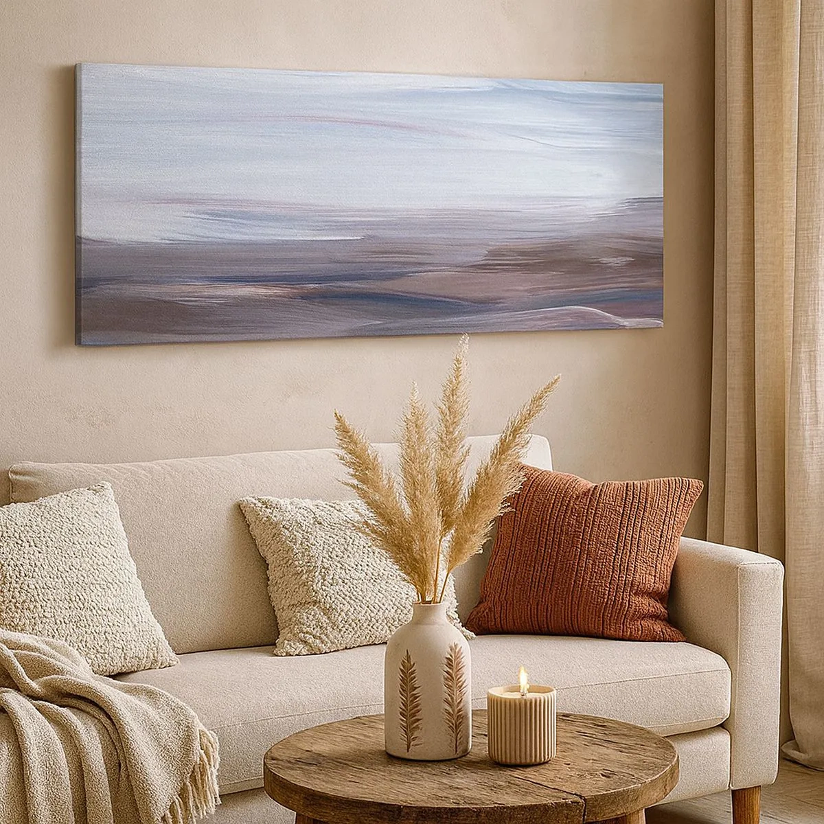 Obraz na plátne - Živly: voda - 100x40 cm