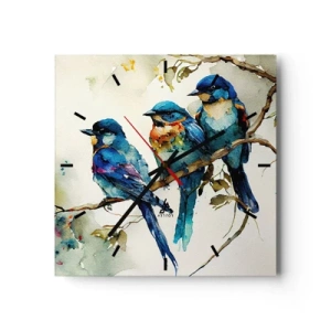 Nástenné hodiny - Urazil sa? - 30x30 cm