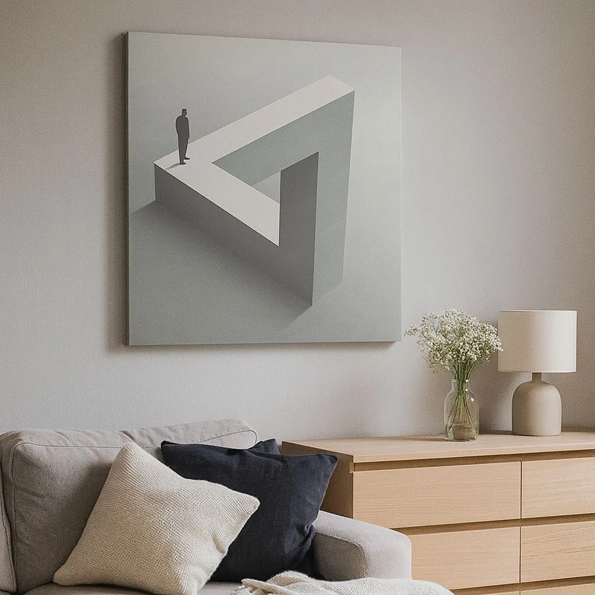 Obraz na plátne - A predsa je to možné - 30x30 cm