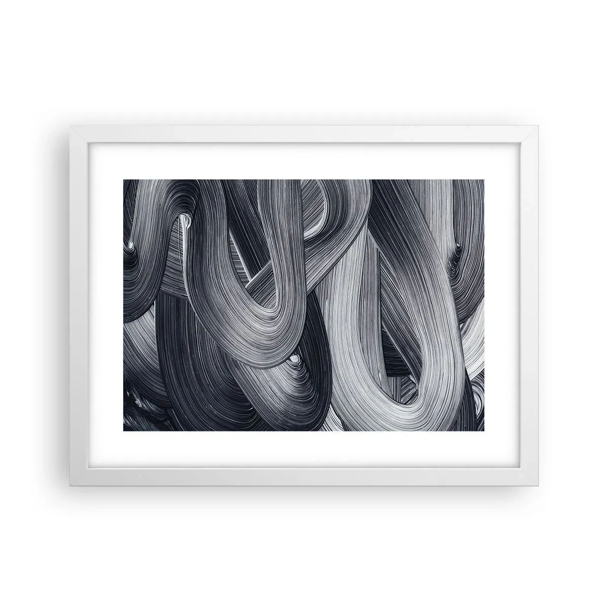 Plagát v bielom ráme - Plynulosť reality - 40x30 cm