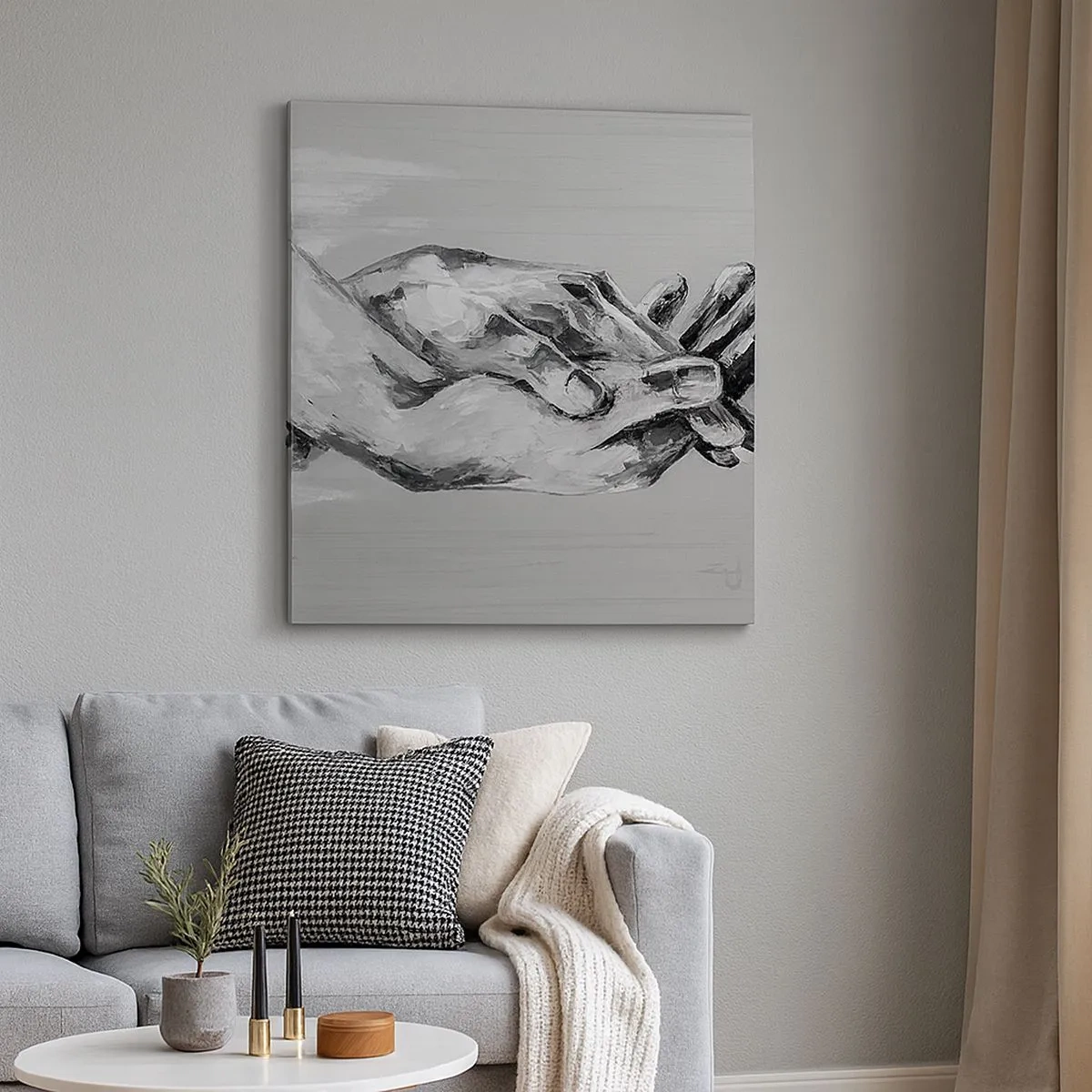 Obraz na plátne - Začiatok… - 30x30 cm