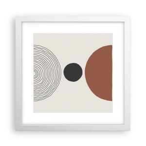 Plagát v bielom ráme - V centre pozornosti - 30x30 cm